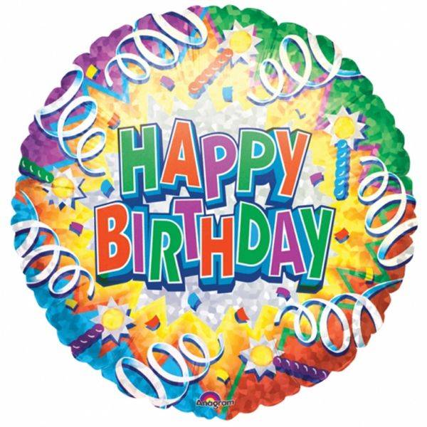 Birthday Helium Balloon Flooers